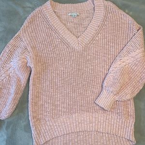American Eagle pink sweater